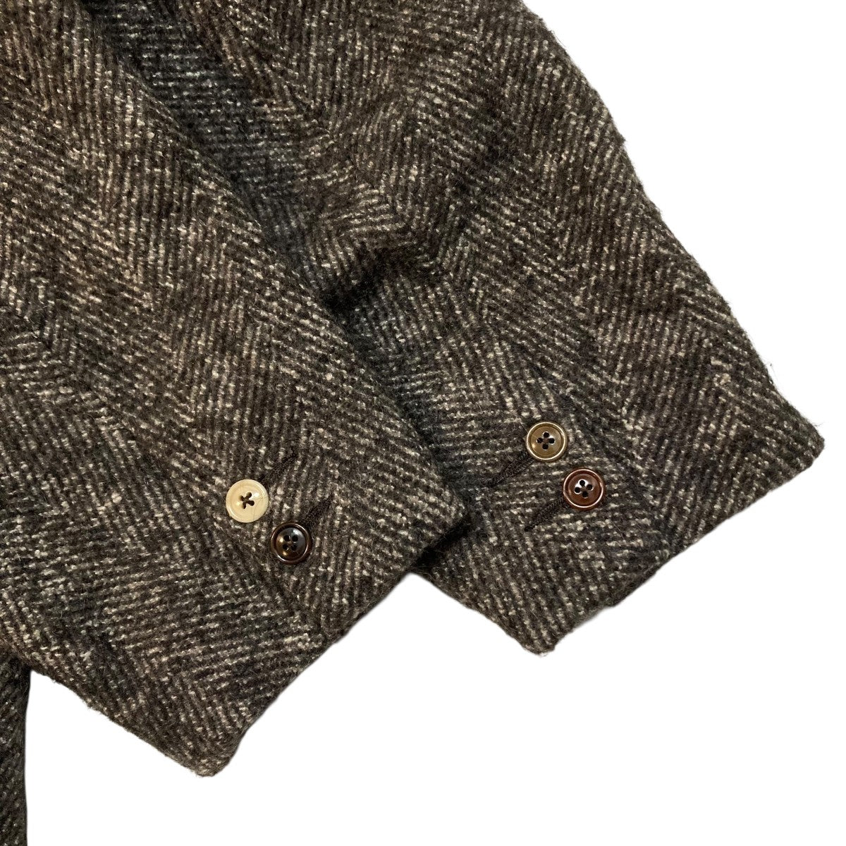 極美 caid tailor Donegal Tweed チェスターコート The crooked Tailor(ザクルーキットテーラー) チェスターコート