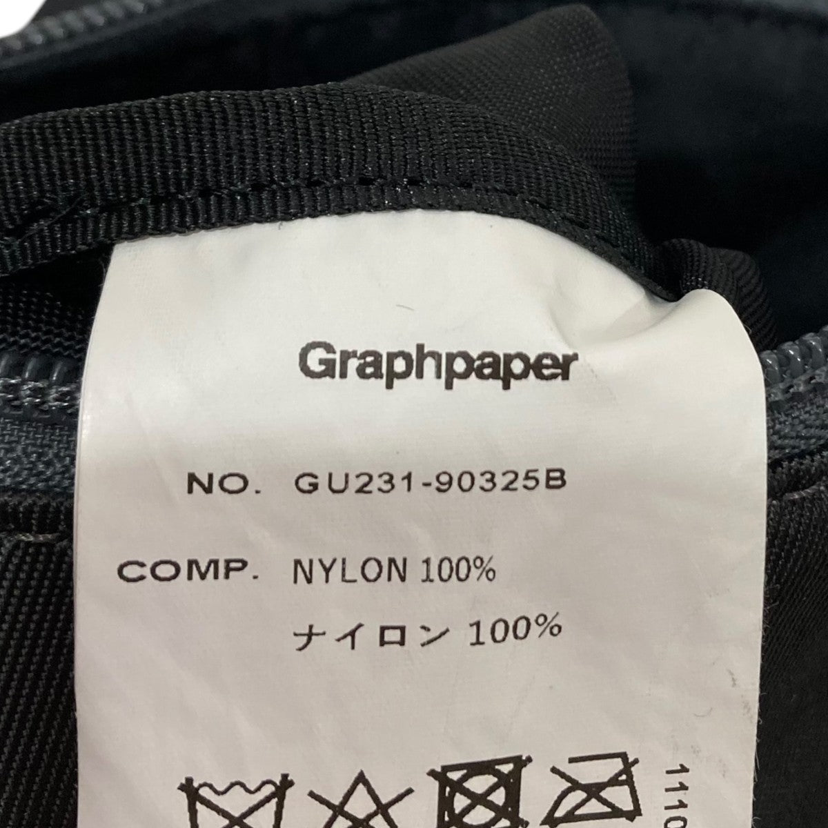 Graphpaper(グラフペーパー) Nylon Twill Sacoche Smallナイロン