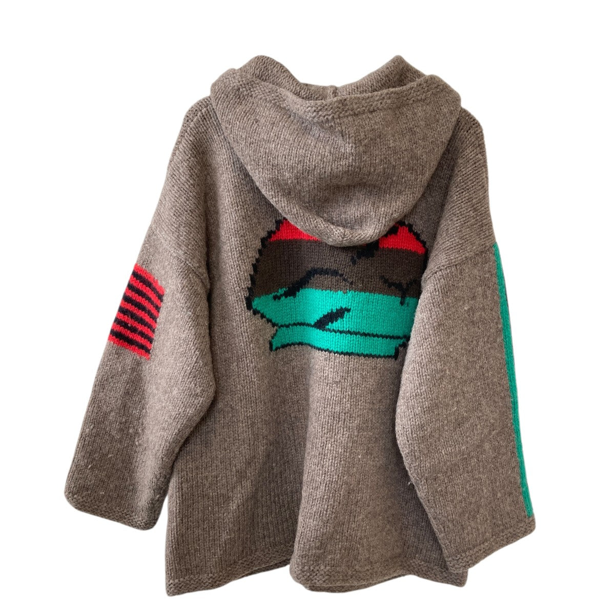 stussy×Denim Tears CARDIGAN KNIT SWEATERジップアップ ニットパーカー317009 古着・中古-2枚目のアイテム画像