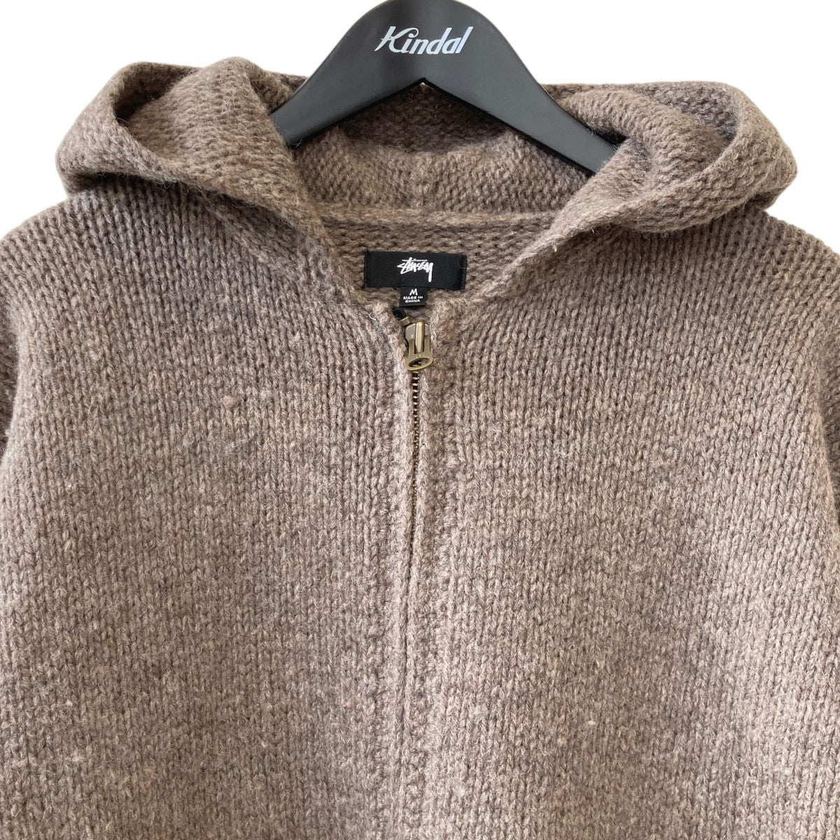 stussy×Denim Tears CARDIGAN KNIT SWEATERジップアップ ニットパーカー317009 古着・中古-3枚目のアイテム画像