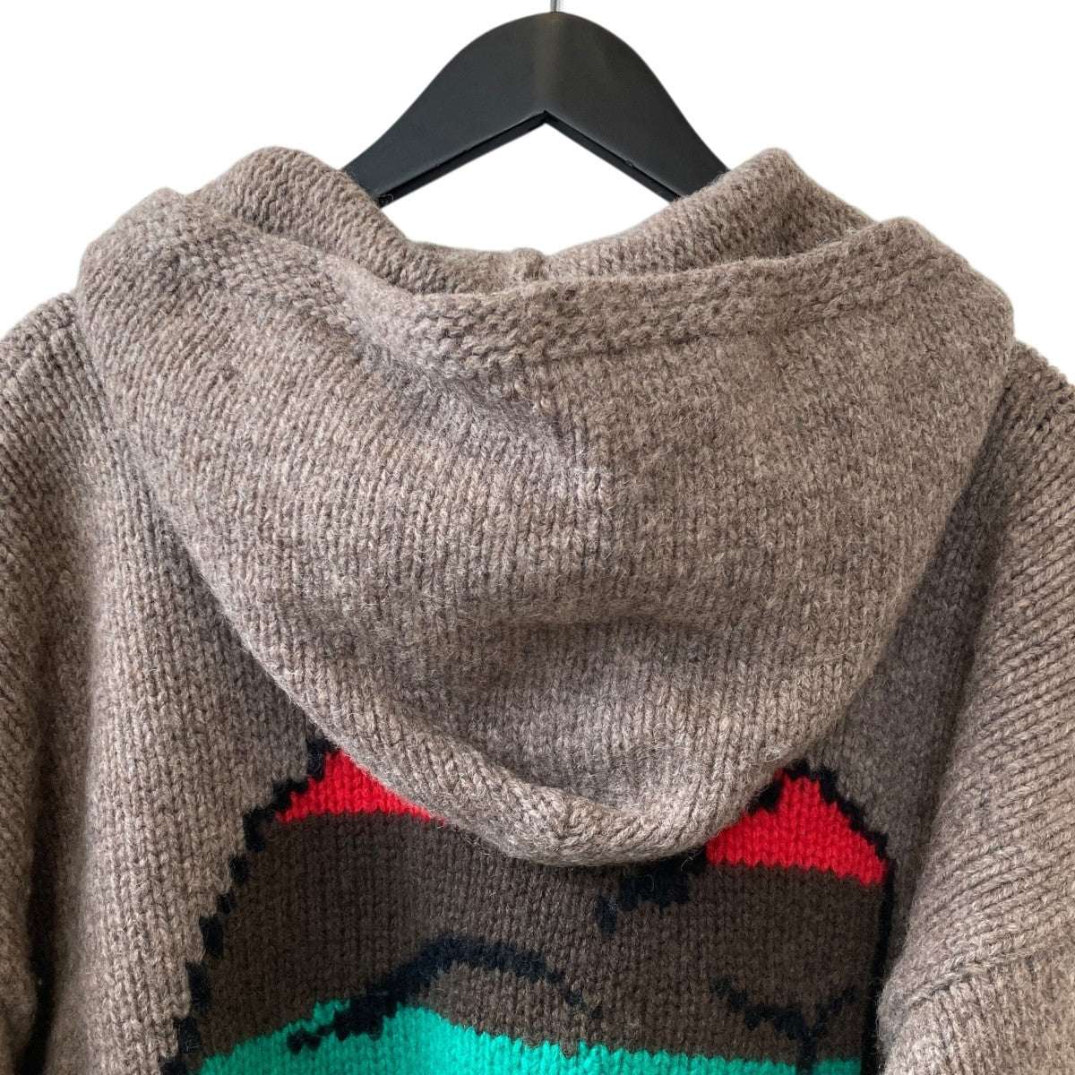 00s ニット パーカー カーディガン supreme stussy Supreme(シュプリーム) USA ZIP UP HOODEDニットパーカー ブラック