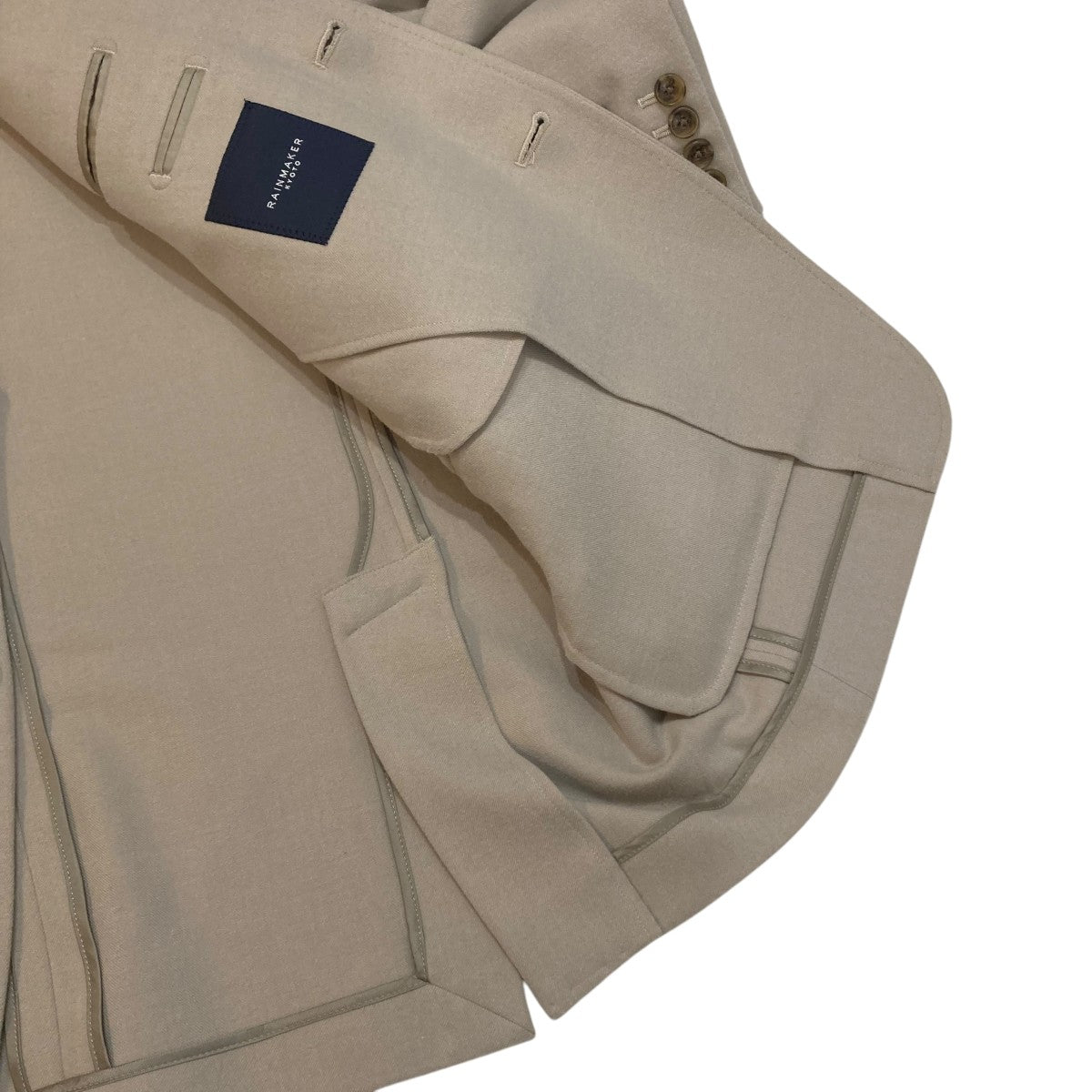 STRETCH SINGLE BREASTED JACKETブレザージャケットRM202-042