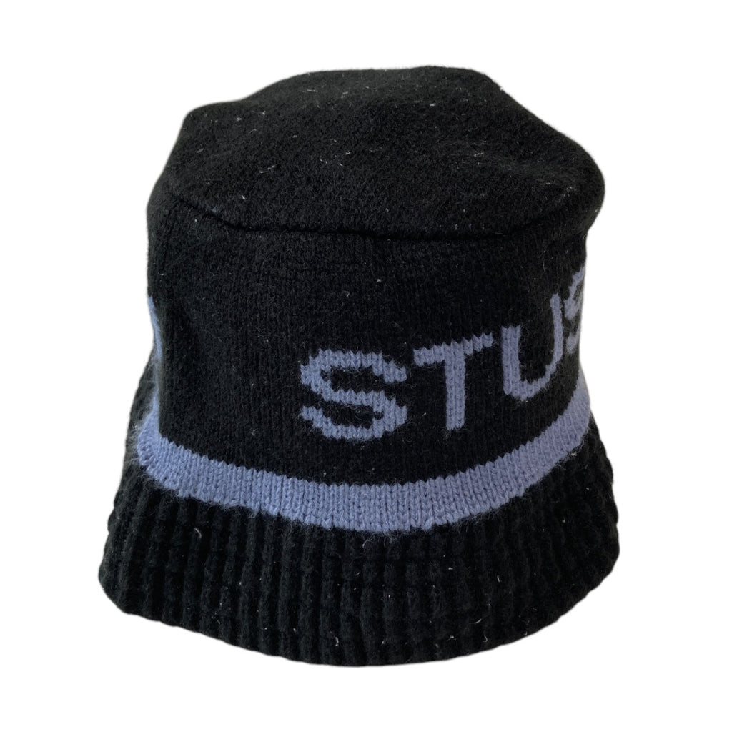 stussy(ステューシー) バケットハット ブラック×ネイビー サイズ L/XL 