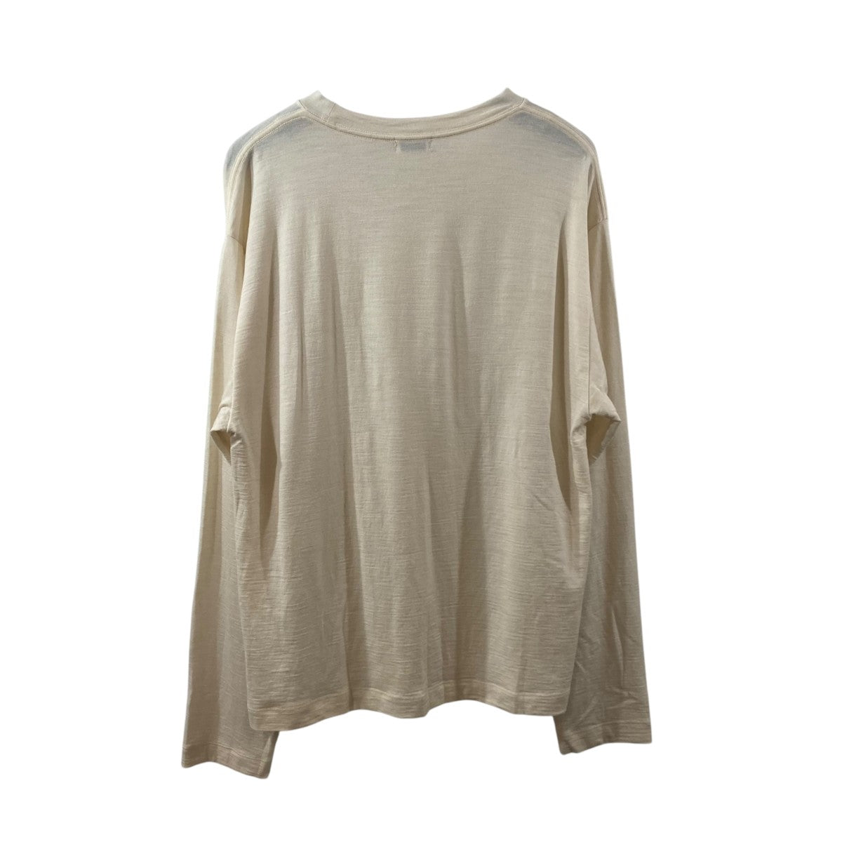 STEVEN ALAN ウール ジャージー ロングスリーブ Tシャツ 8212-222-0383 古着・中古-2枚目のアイテム画像
