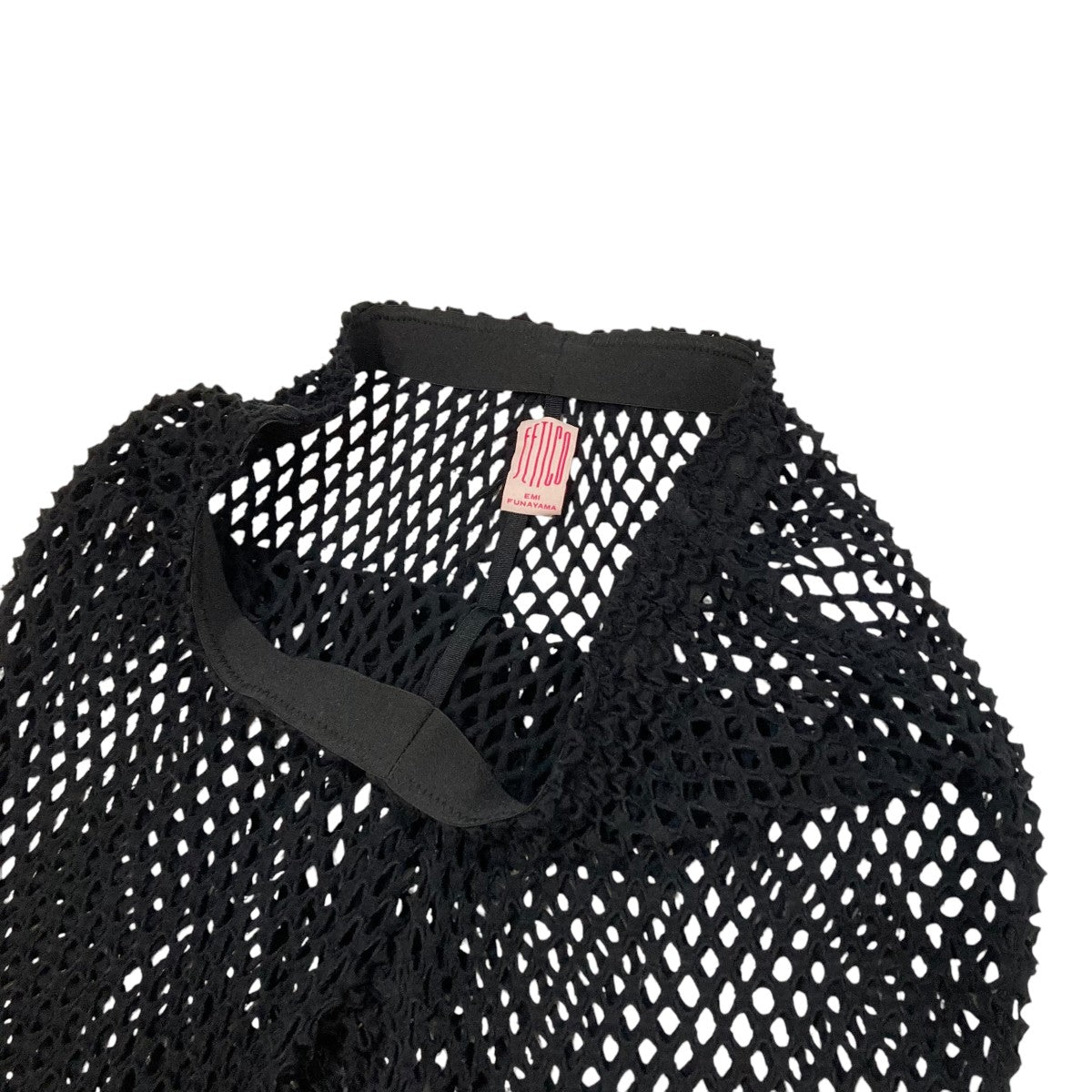 FETICO Mesh Jacquard Flared PantsイージーパンツFTC232-0606 古着・中古-3枚目のアイテム画像