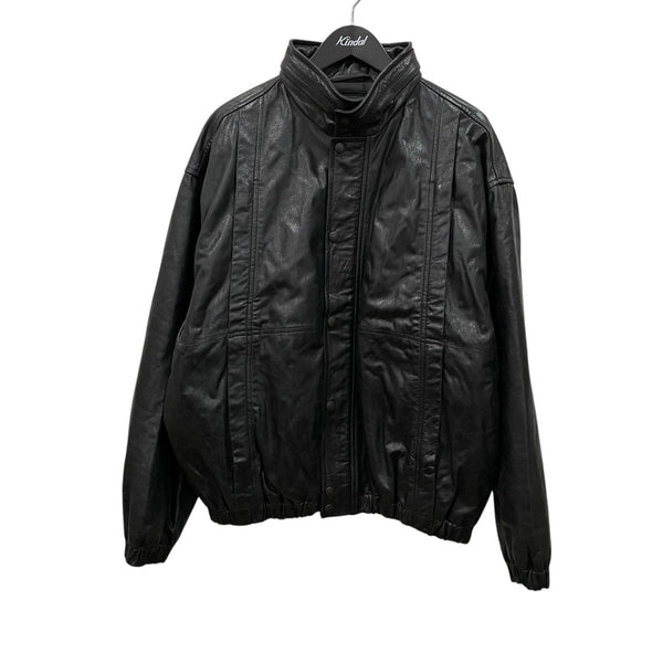 LIDM 黒レザージャケット LIDNM（リドム）の「French Pilot Leather Jacket（ブルゾン）」 - WEAR