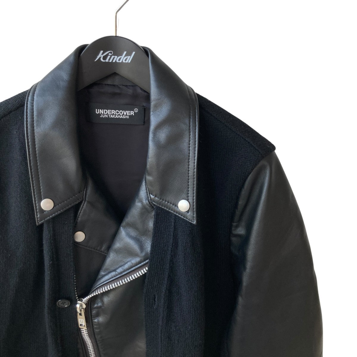 UNDERCOVERISM 21AW 歪みMA-1 サイズ2 UNDERCOVER(アンダーカバー) 21AWKNカーデMIXライダース