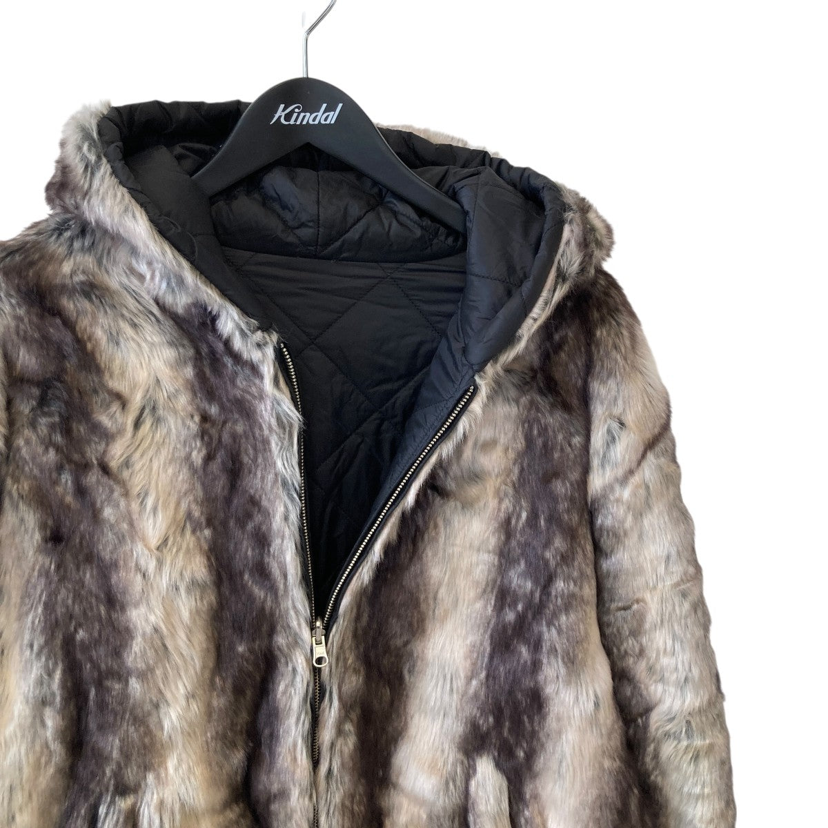 Supreme 20AWfaux fur reversible hooded jacketファージャケット 古着・中古-3枚目のアイテム画像