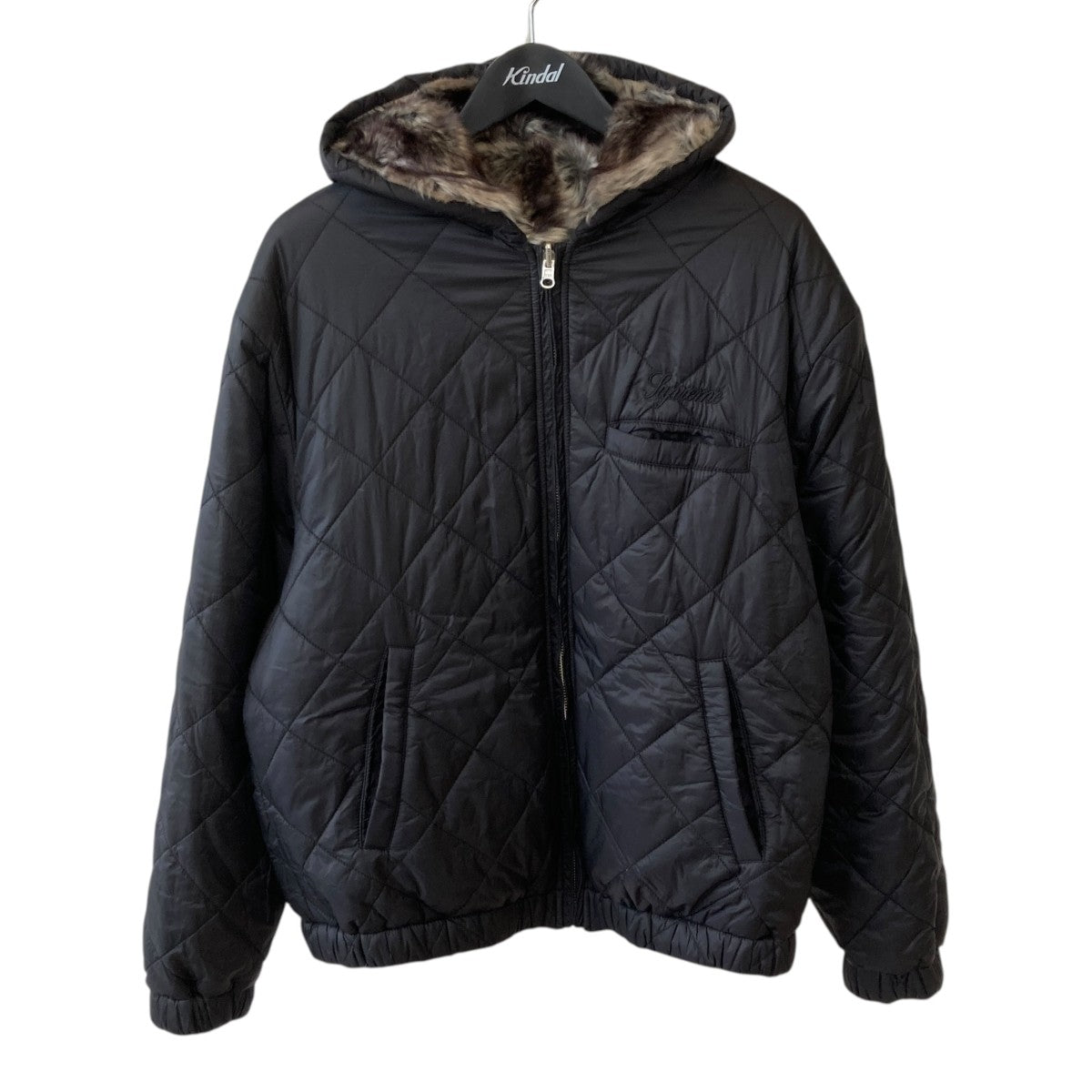 Supreme 20AWfaux fur reversible hooded jacketファージャケット 古着・中古-5枚目のアイテム画像