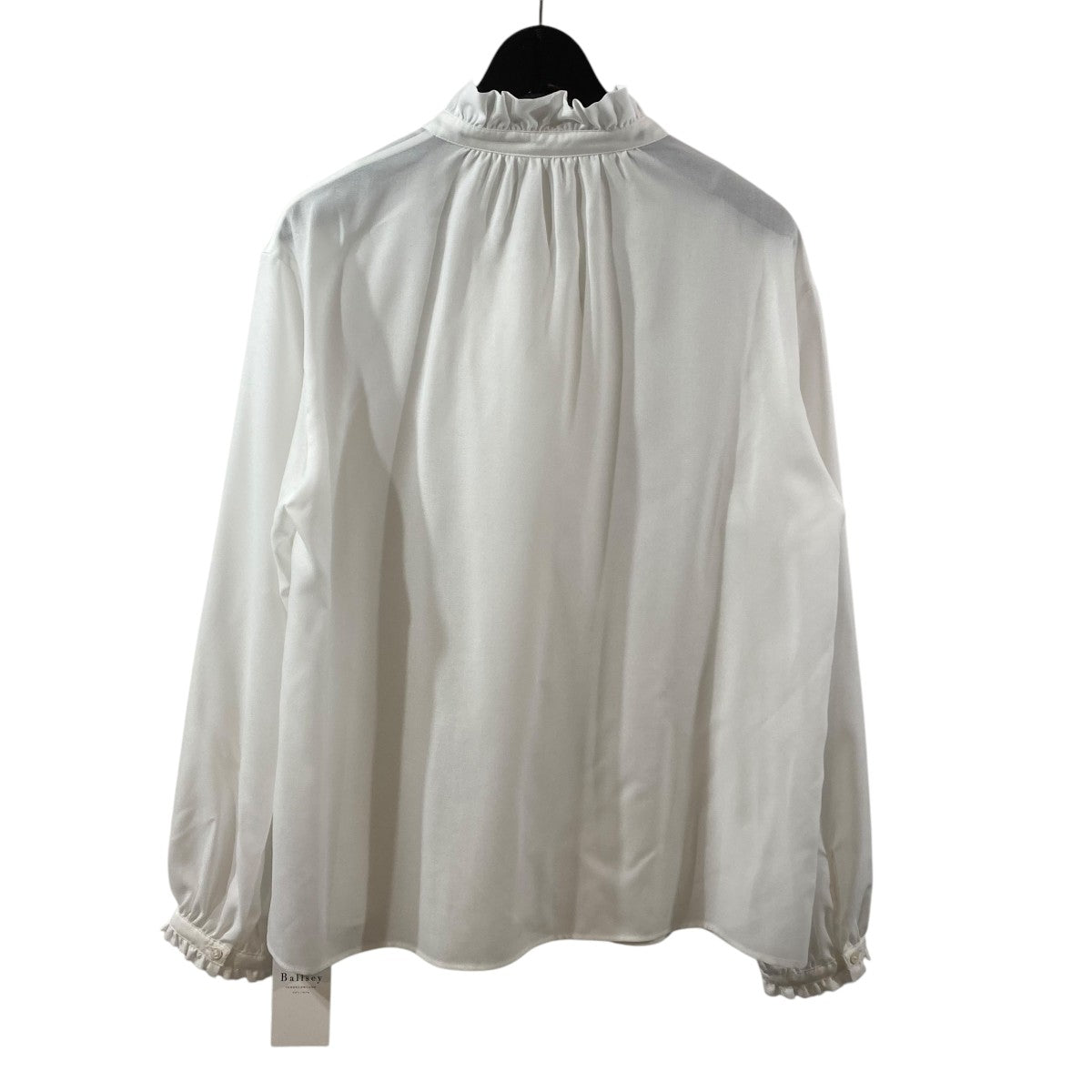 BALLSEY◆長袖シャツ/36/--/IVO/11-01-02-01301 24AW】MEN ペイズリープリント 長袖シャツ ネイビー 071444020