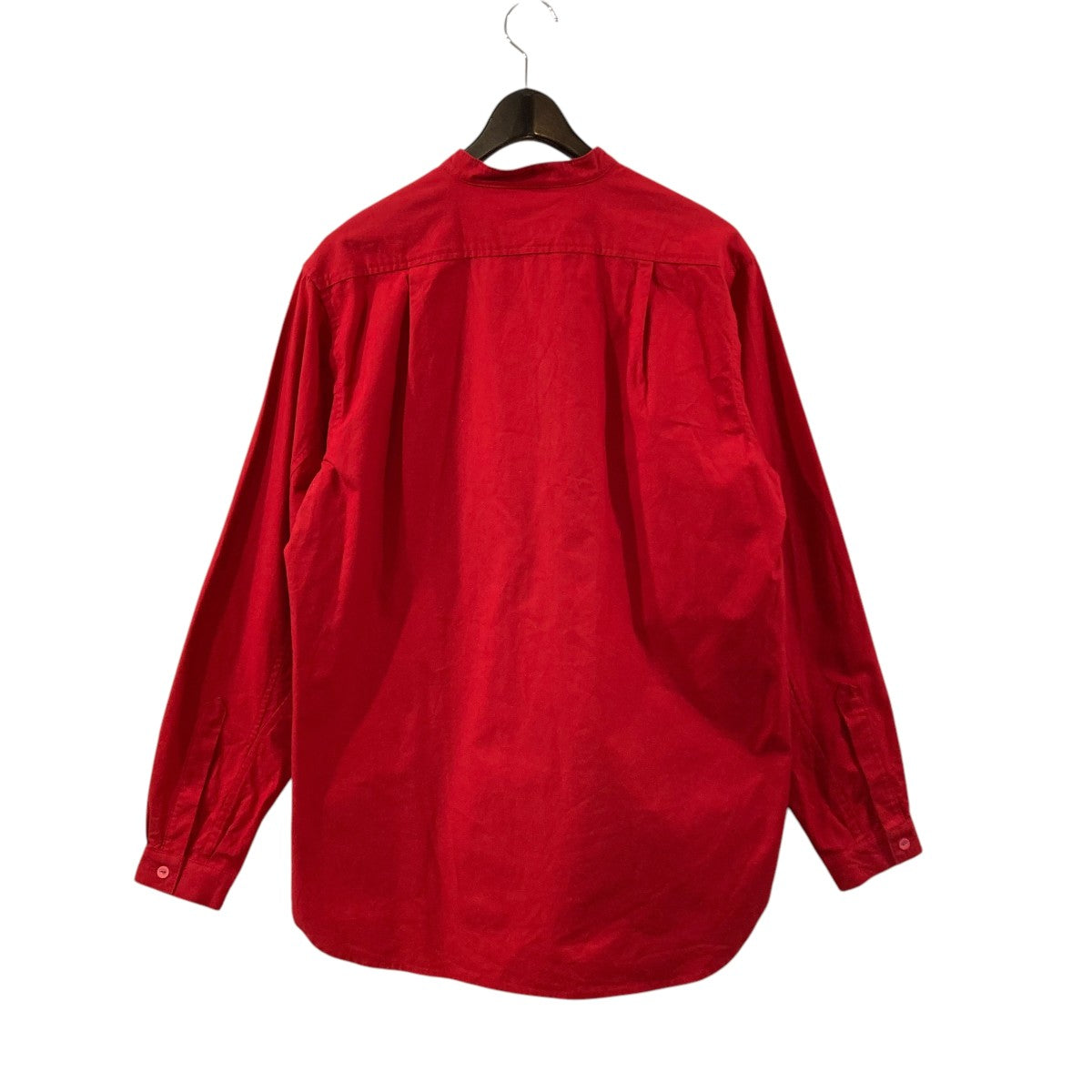 未使用　FRANK LEDER ウールショール グレー 赤ストライプ 未使用 FRANK LEDER ウールショール グレー 赤ストライプΩ