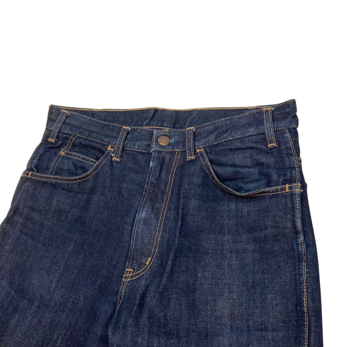 アンユーズド　sosite AKIOデニムパンツ　サイズ0 ブルー UNUSED(アンユーズド) 12oz rigiddenim five pockets pants
