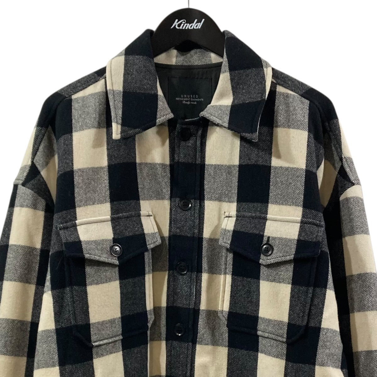 AAA 與 真司郎 チェックシャツジャケット UNUSED(アンユーズド) チェックシャツジャケットUS1316 US1316