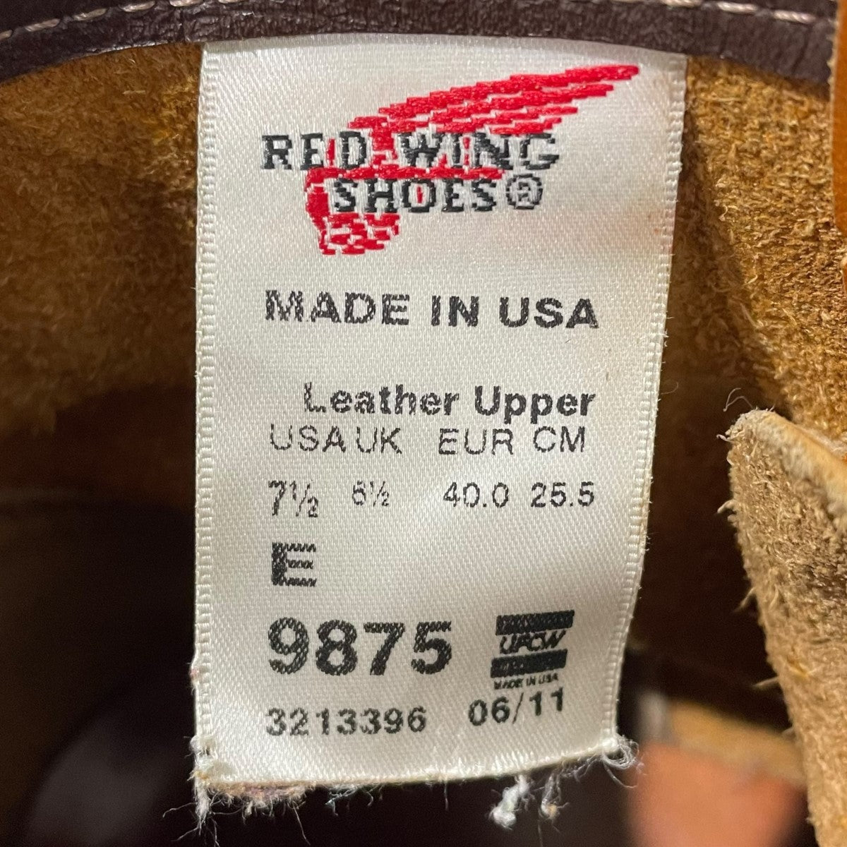 【最終値下げ】 Red Wing Irish Setter 9E 犬タグ Red Wing Irish Setter 9E 犬タグ