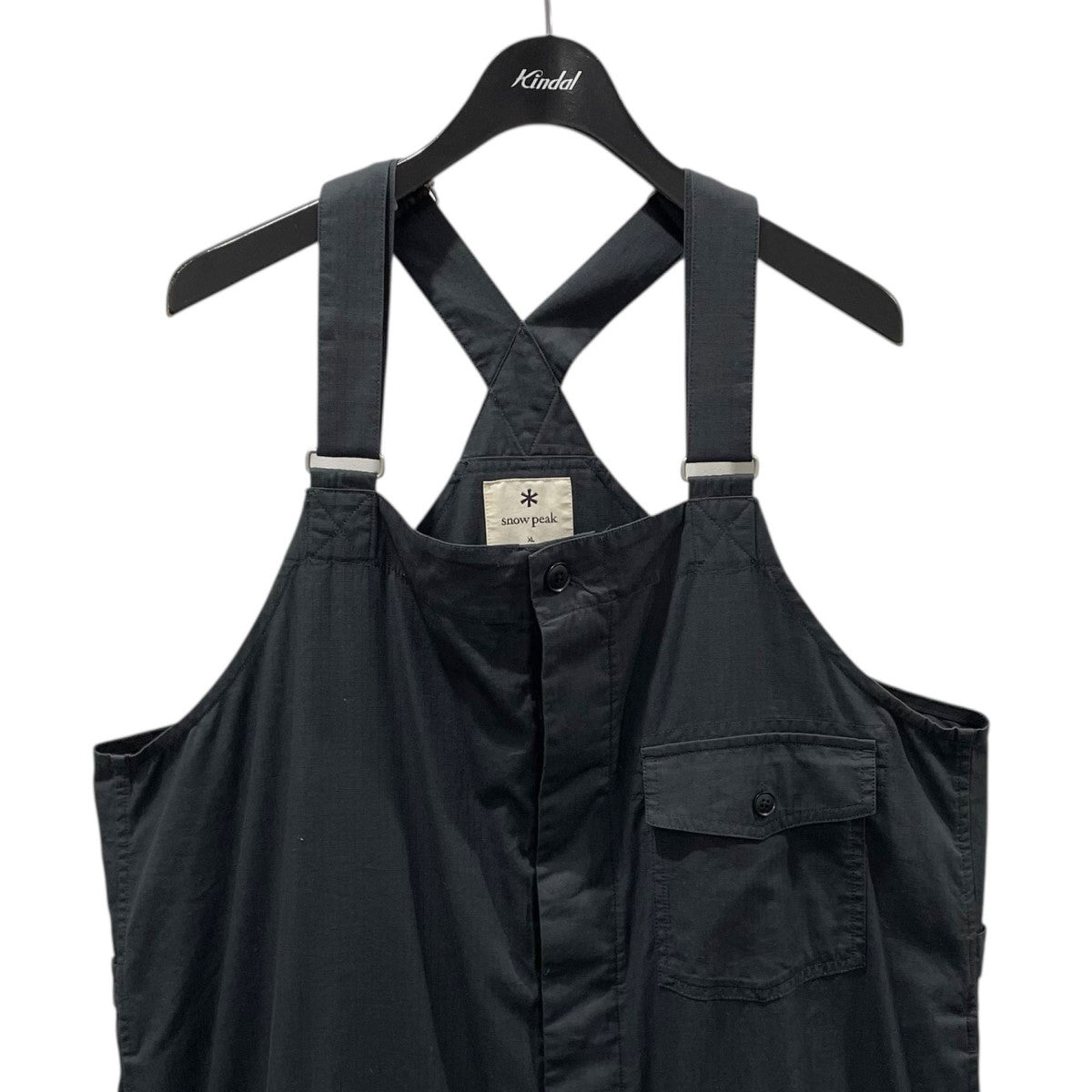 snowpeak スノーピーク タキビライトリップストップオーバーオール 黒 S TAKIBI Light Ripstop Overalls XL Black(AL-24SU10105BK