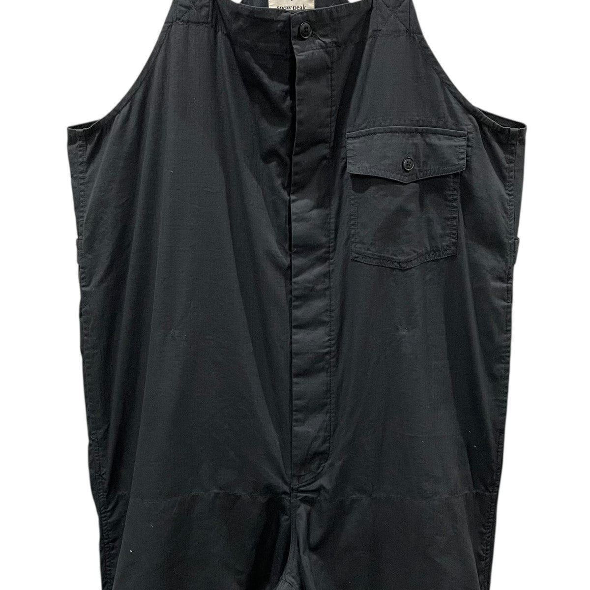 snowpeak スノーピーク タキビライトリップストップオーバーオール 黒 S TAKIBI Light Ripstop Overalls XL Black(AL-24SU10105BK