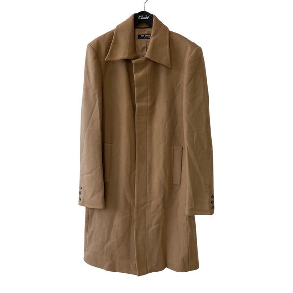 RAF SIMONS 20aw ノーカラーコート RAF SIMONS(ラフシモンズ) 02AWRiot期ステンカラーコート ベージュ