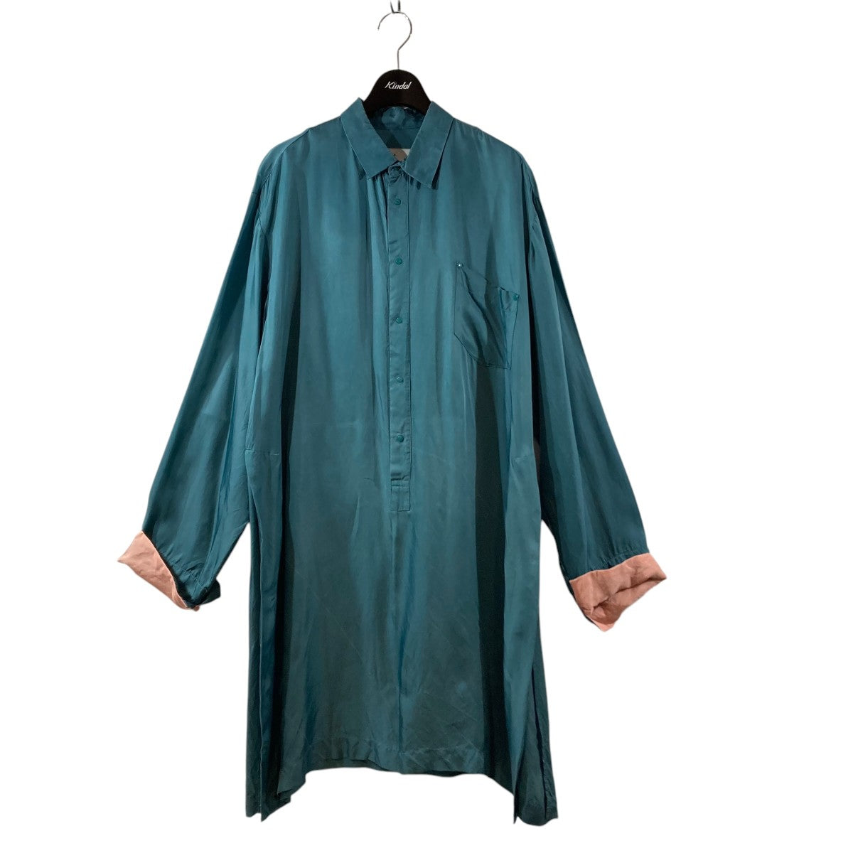 トーガプルラ TOGA PULLA Inner shirt dress 長袖シャツ TP82-FH287 ブルー サイズ：38 8079000695242_1.jpg?v=