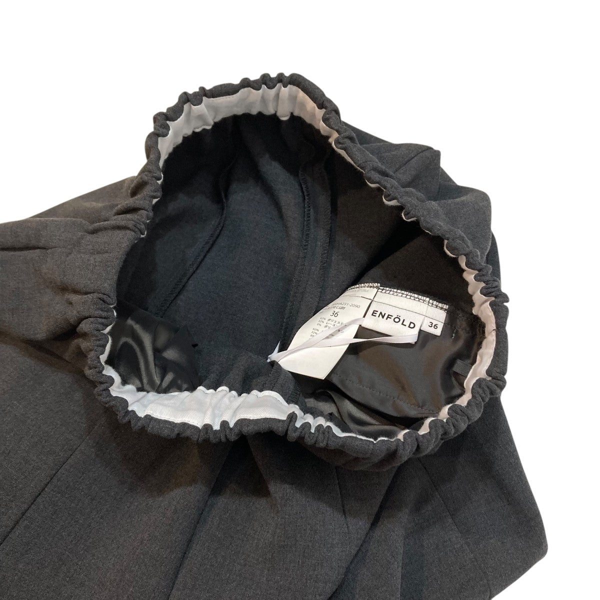 ENFOLD(エンフォルド) FRONT CURVE PANTSイージーカーブパンツ300HA231