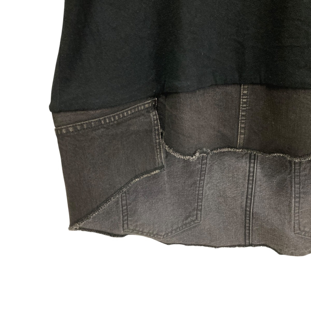 UNDERCOVER(アンダーカバー) デニムドッキングTシャツUC1B8801-2