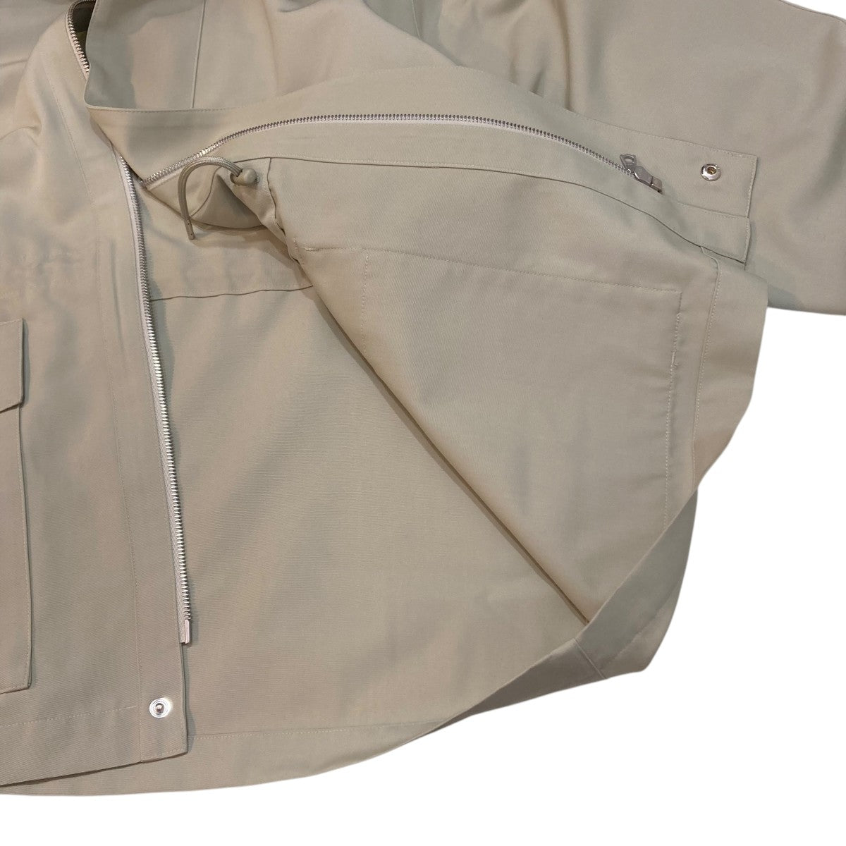 AURALEE(オーラリー) WOOL MAX CANVAS HIGH NECK ZIP BLOUSON