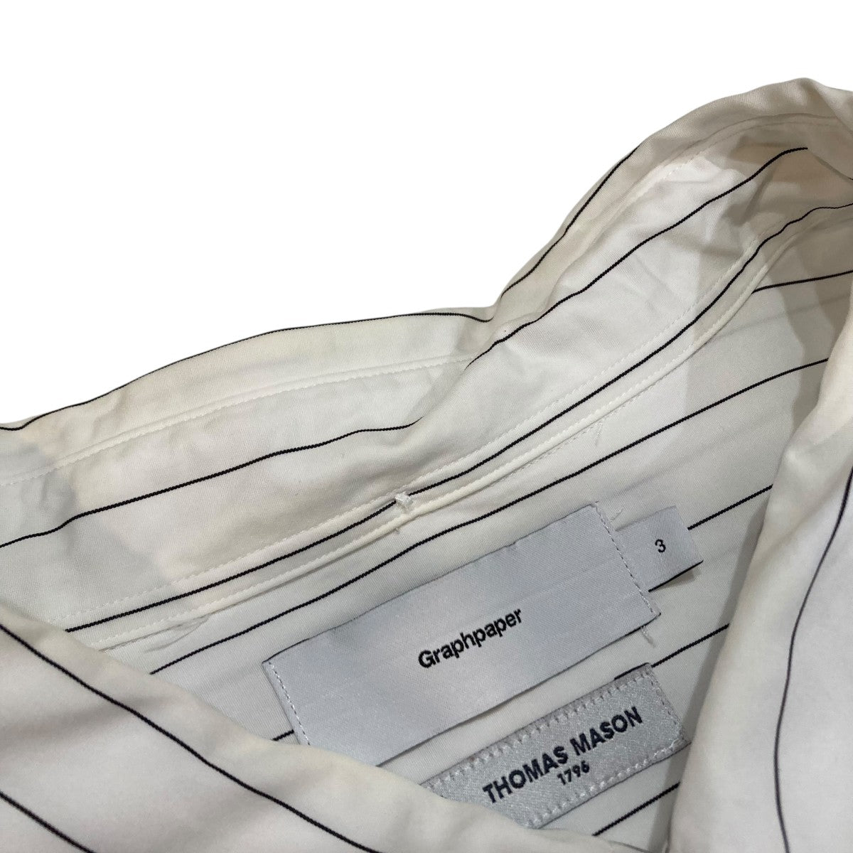 Graphpaper(グラフペーパー) Thomas Mason L／S B．D Box Shirt