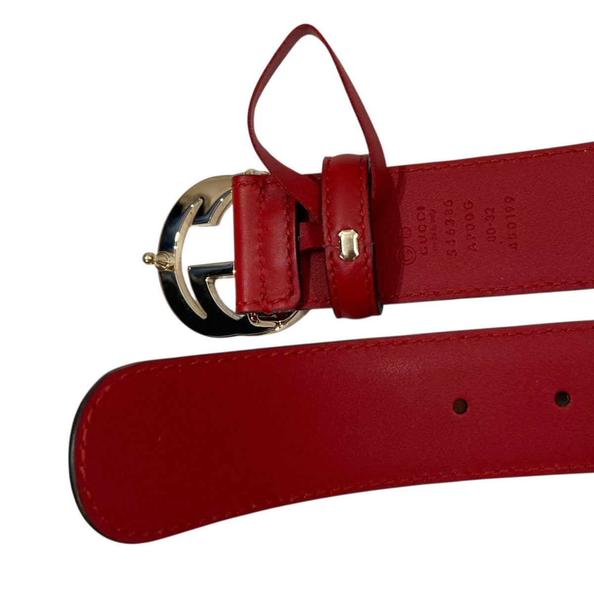 Gucci Red Gucci 546386 グッチ GUCCI ベルト インター