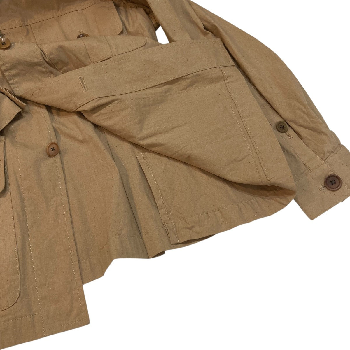 AUBERGE(オーベルジュ) シャツジャケット ベージュ サイズ 40