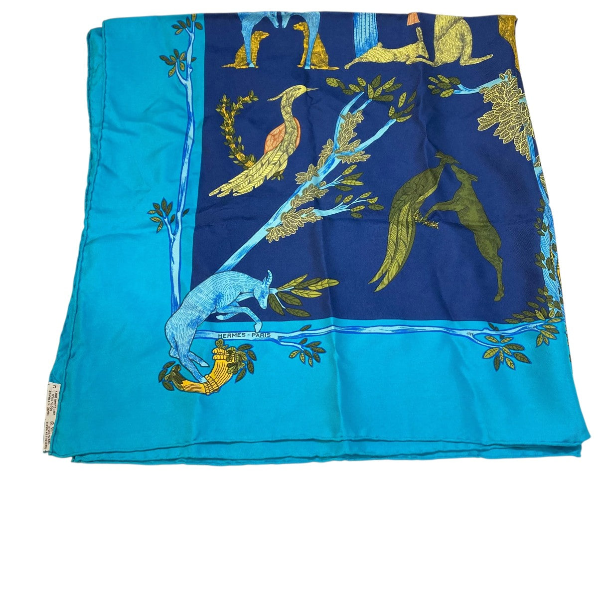 HERMES(エルメス) カレ90 スカーフ ブルー｜【公式】カインドオル