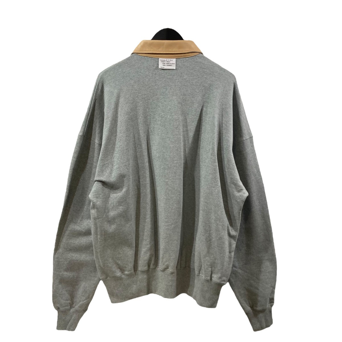 KYOU(キョウ) ハーフジップスウェットKU4FWUSWT01 KU4FWUSWT01