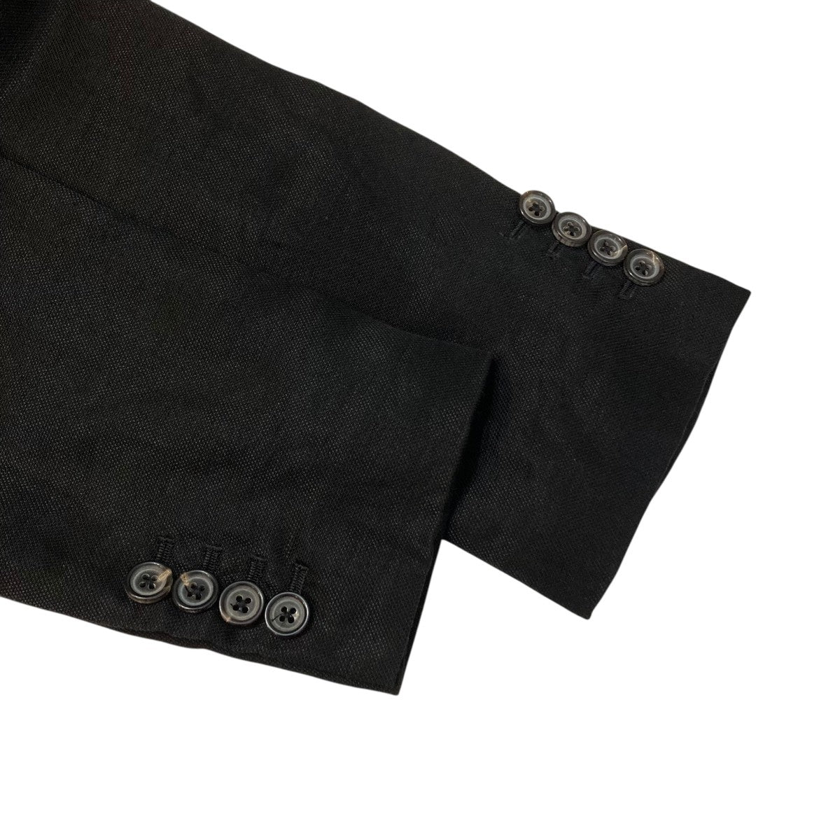 美品✨ヘルムートラング　シルク　リネン　テーラードジャケット　ネイビー　36 美品✨ヘルムートラングシルクリネンテーラードジャケットネイビー36