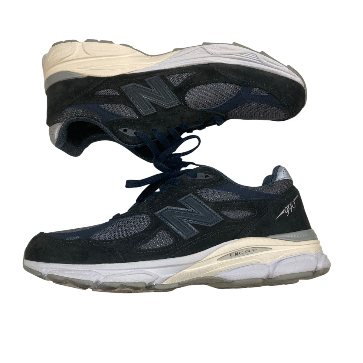 靴 m990ki3 m990 newbalance NEW BALANCE×KITH スニーカーM990KI3 M990KI3 ネイビー サイズ