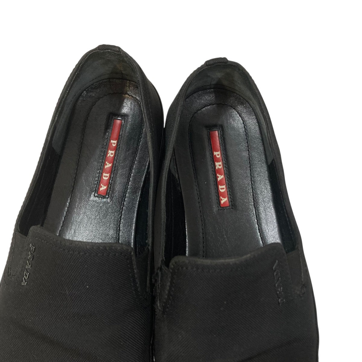 PRADA SPORTS レザー　スリッポン　プラダ　スポーツ 本日限定！PRADA/プラダ SPORTSレザー スリッポンシューズ PRADA