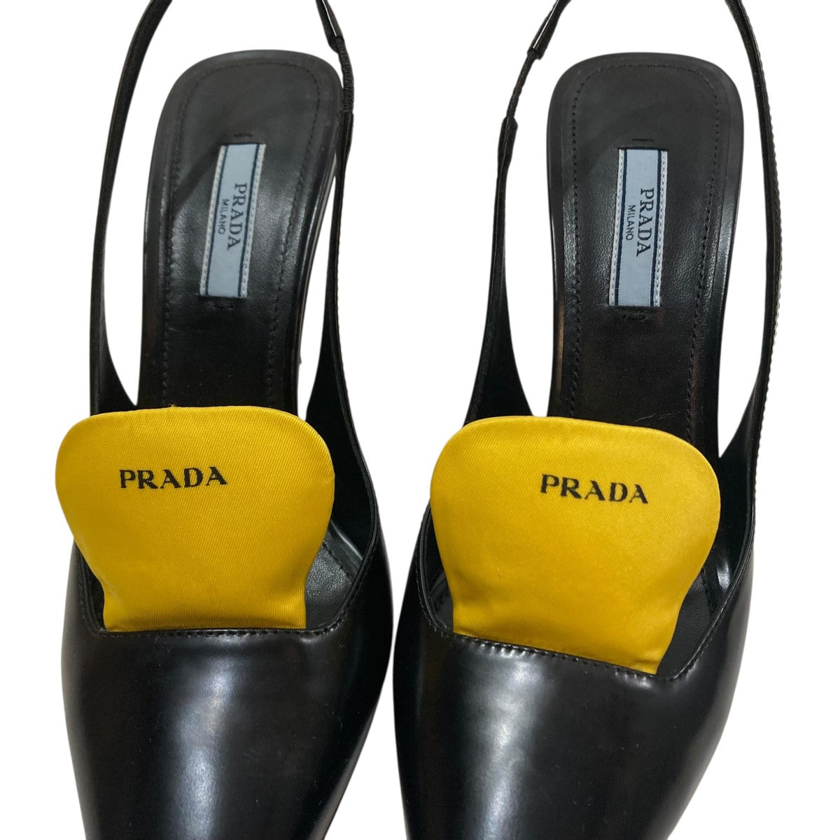 PRADA(プラダ) 21SSポインテッドトゥパンプス ブラック サイズ