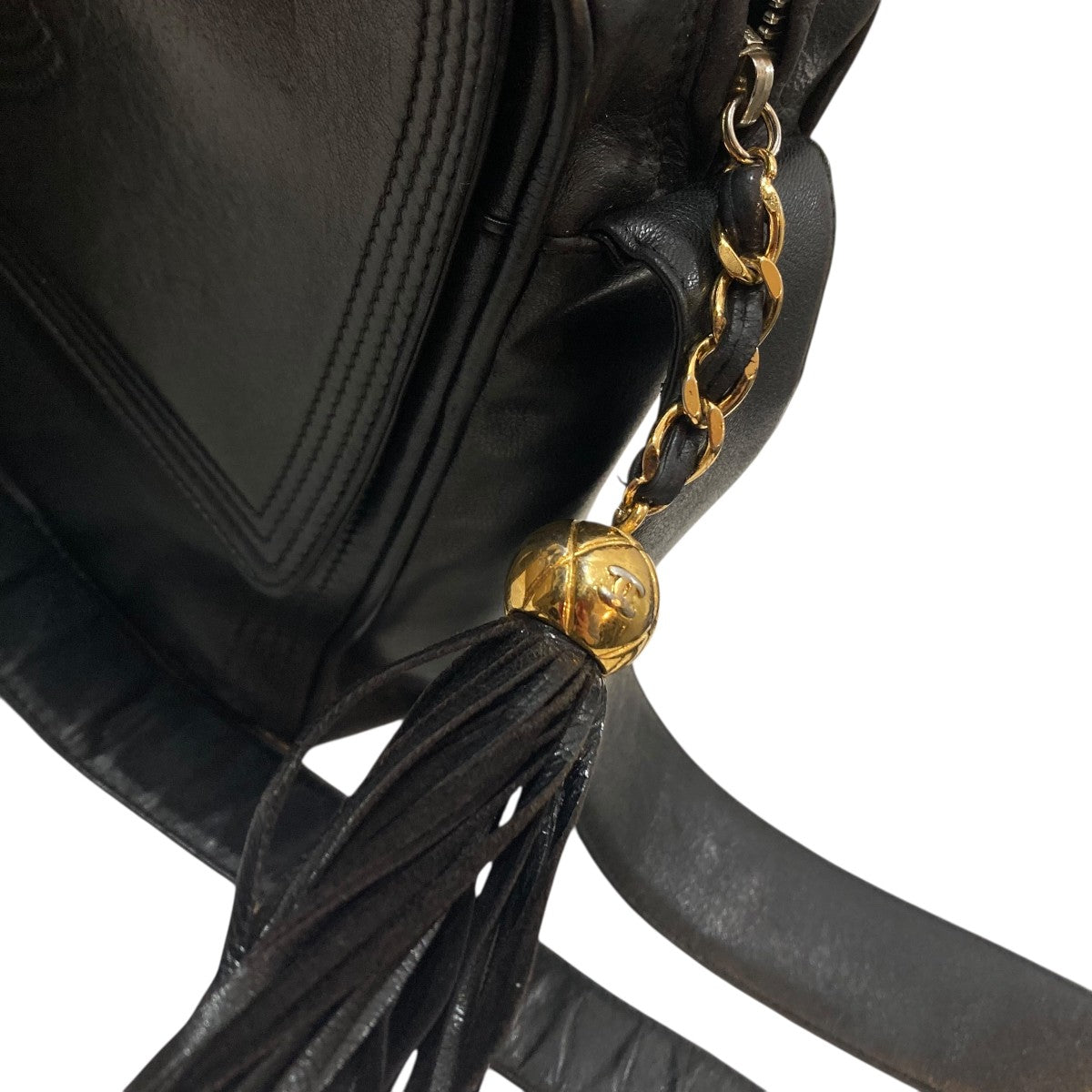 CHANEL デカココ フリンジショルダーバッグ 古着・中古-10枚目のアイテム画像