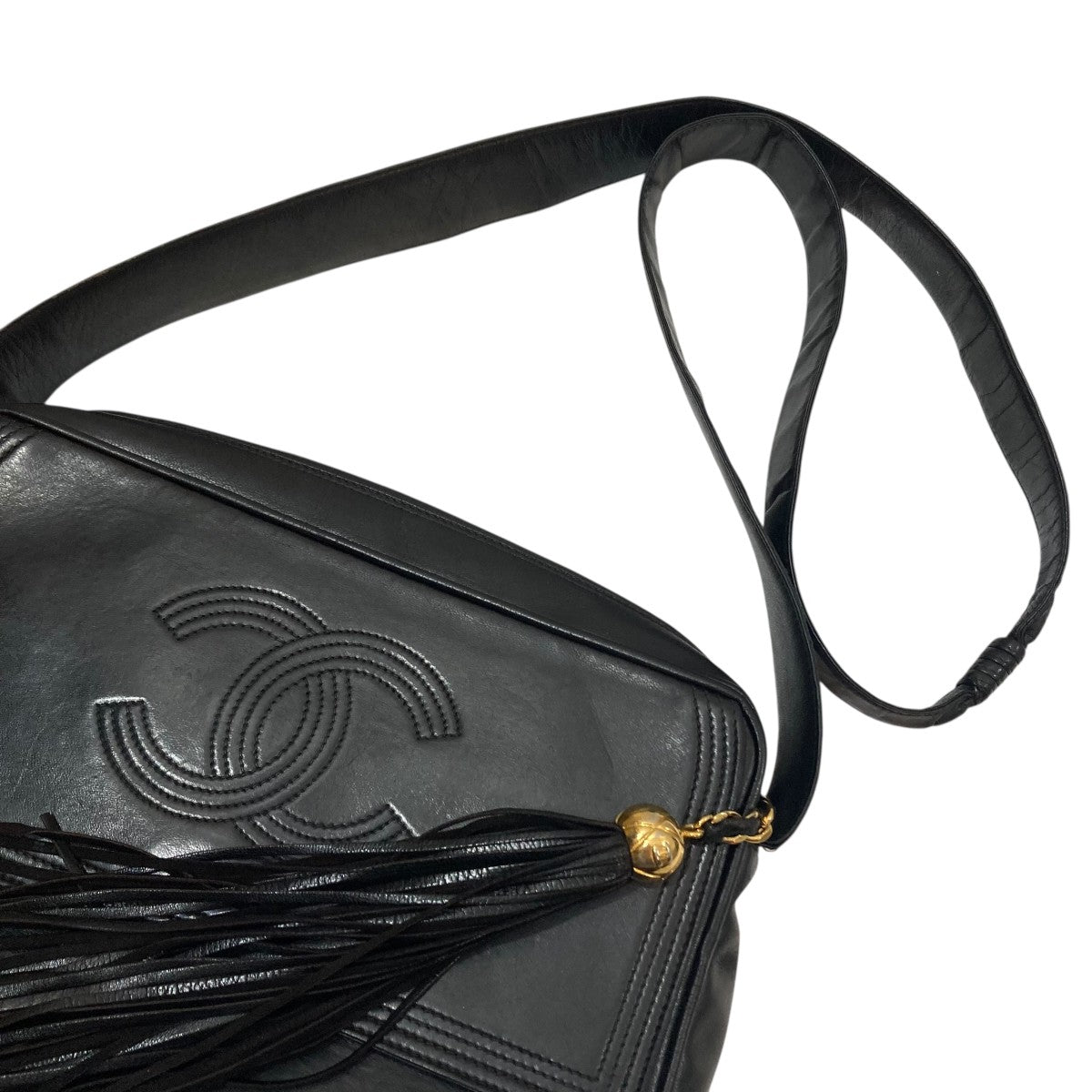 CHANEL デカココ フリンジショルダーバッグ 古着・中古-6枚目のアイテム画像