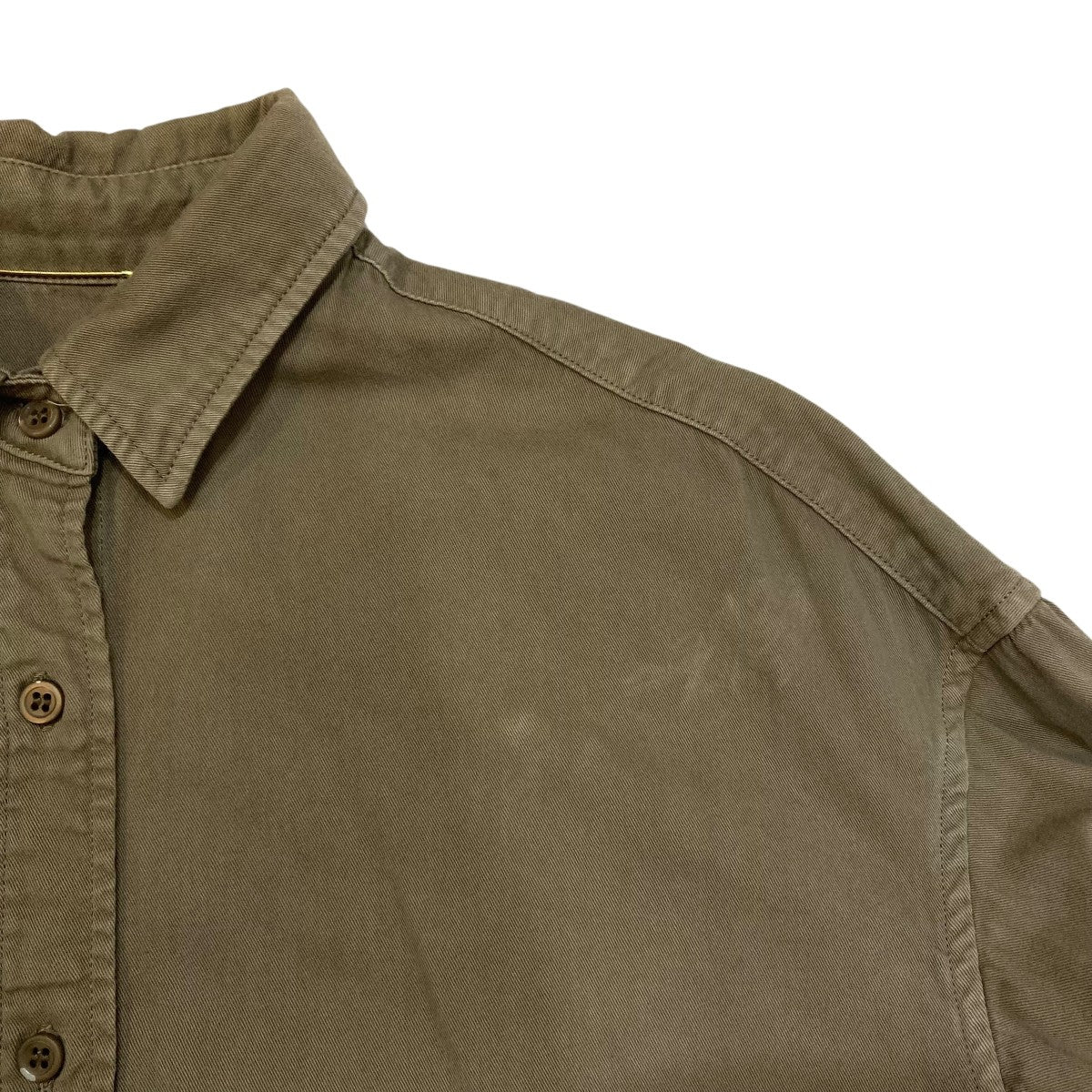 ドゥーズィエムクラス Deuxieme Classe badass レギュラーカラーシャツ 23-050-500-7050-1-0 オリーブ サイズ： Deuxieme Classe(ドゥーズィエムクラス) badassレギュラーカラー