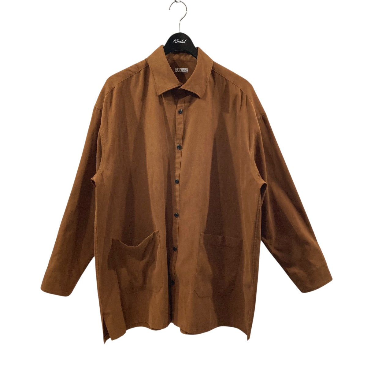 Micro light suedeポリエステル長袖シャツ09S23SS166S
