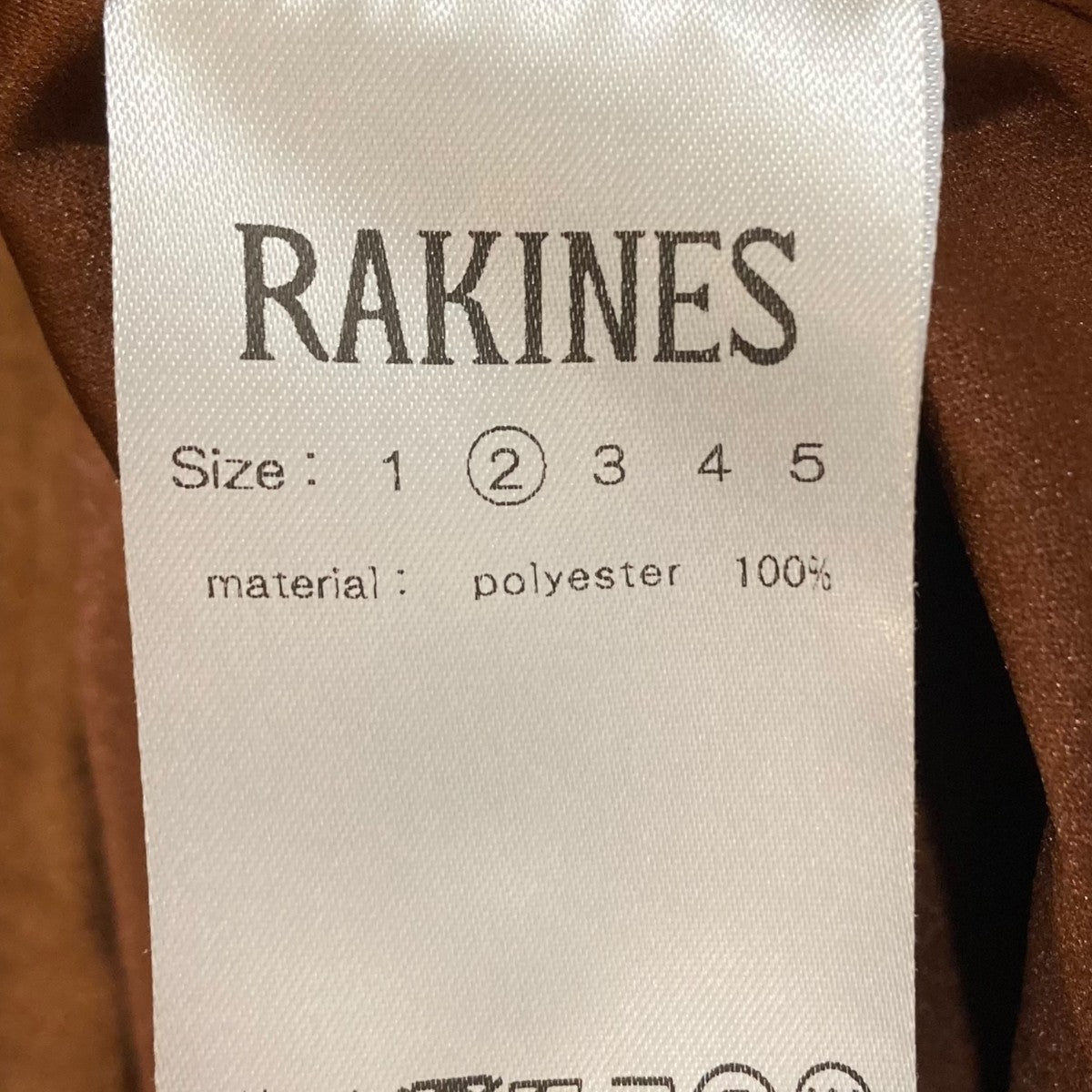 RAKINES(ラキネス) Micro light suedeポリエステル長袖シャツ