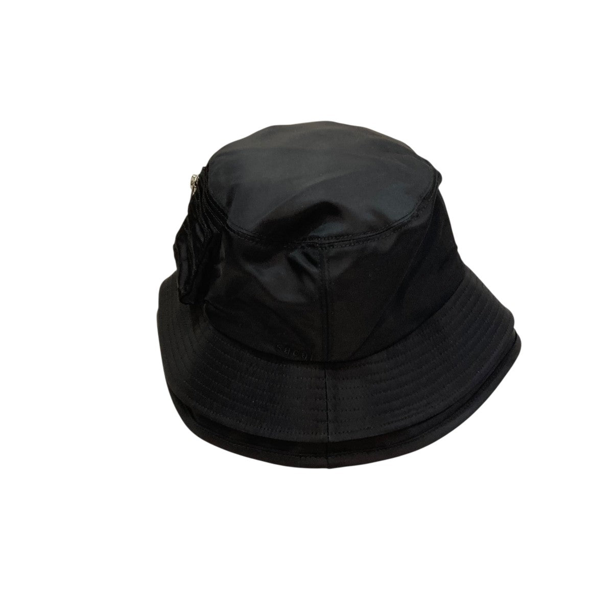 【極美品】SACAI サカイ レイヤード バケットハット バケハ 黒 極美品】SACAI サカイ レイヤード バケットハット バケハ 黒