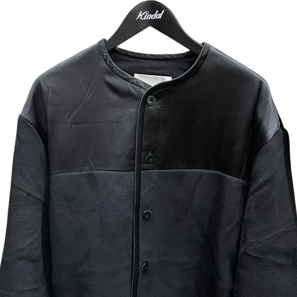 JIL SANDERジルサンダー　ノーカラージャケット 黒 48 JIL SANDERジルサンダー ノーカラージャケット 黒 48 JIL SANDER