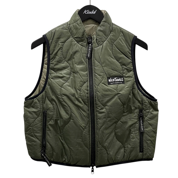WILD THINGS×Bshop リバーシブル中綿ベスト WT24409SK-BS WT24409SK-BS