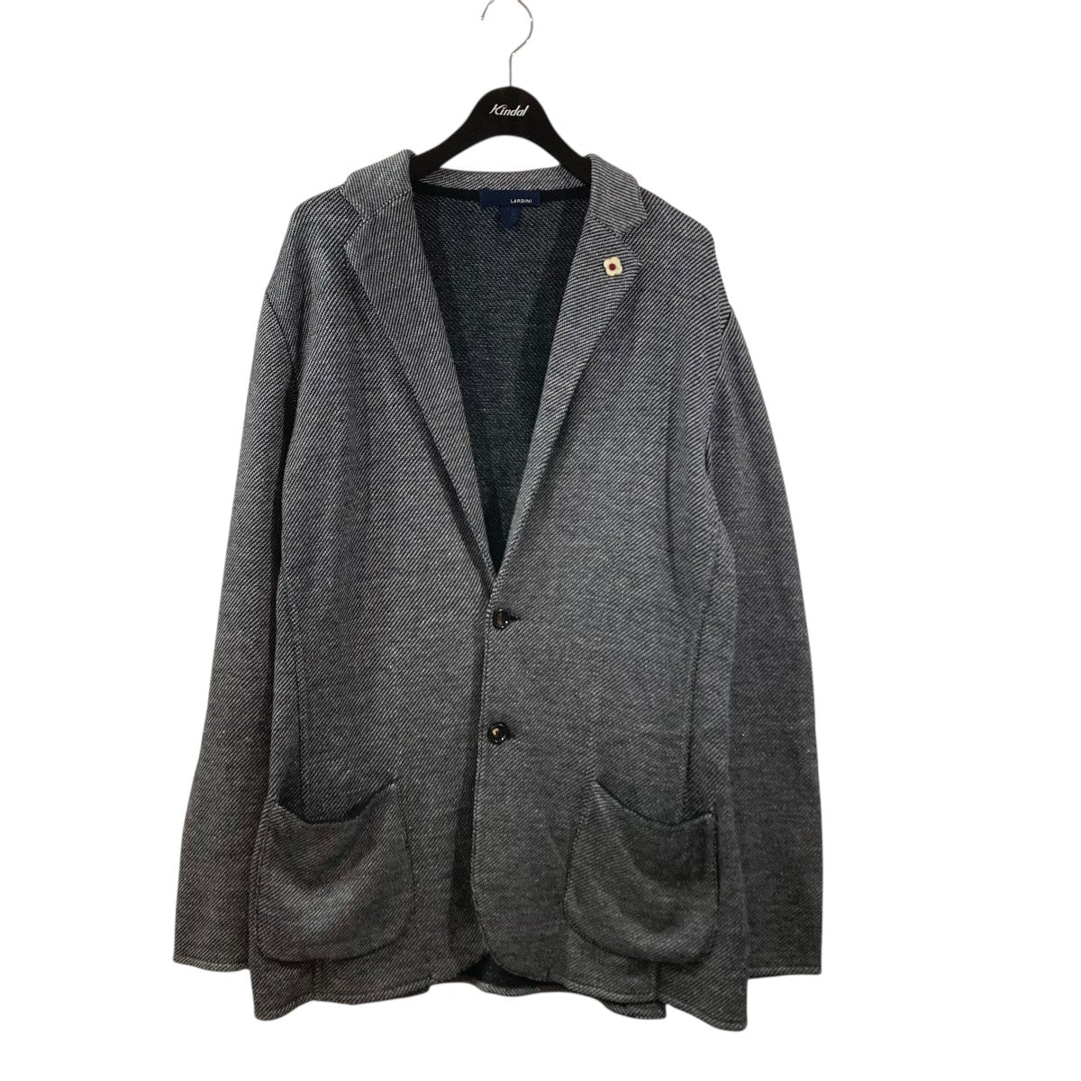 LARDINI BリネンコットンニットジャケットJTLJM56 古着・中古-1枚目のアイテム画像