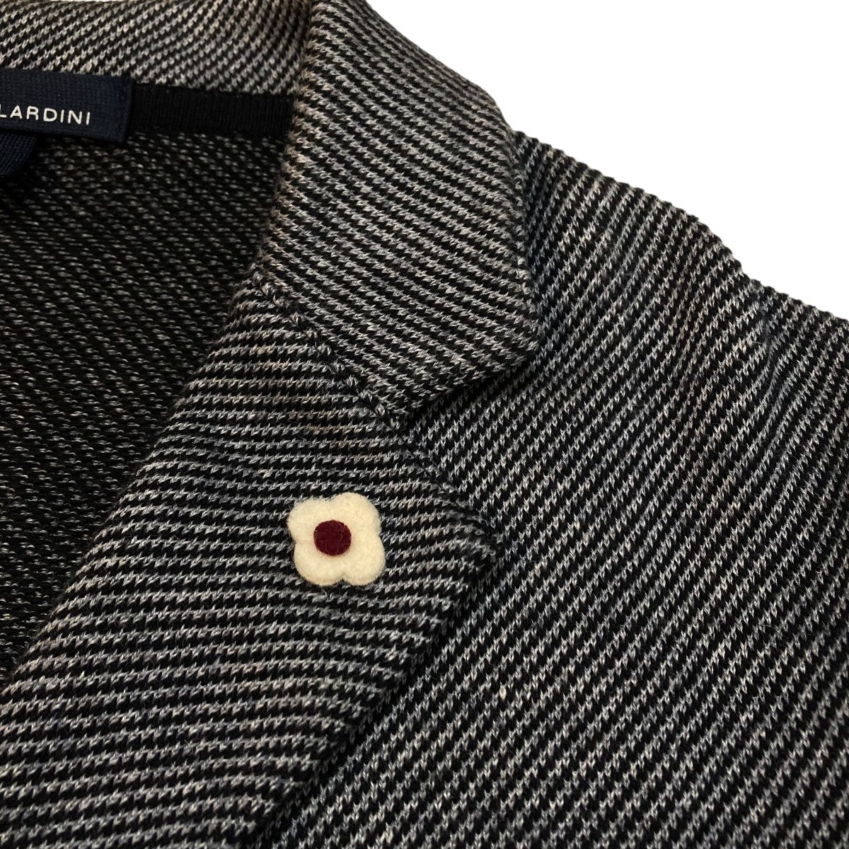 LARDINI BリネンコットンニットジャケットJTLJM56 古着・中古-7枚目のアイテム画像