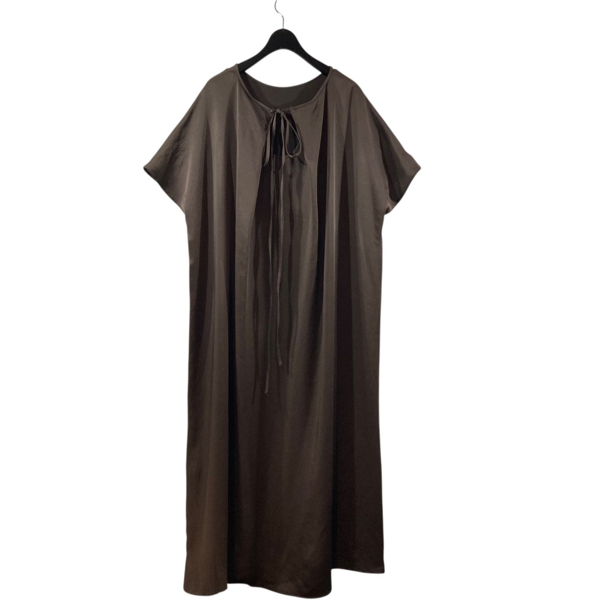 c*D様 新品未使用　ローレン　louren pleats long onepi louren(ローレン) vintage satin dressノースリーブワンピース