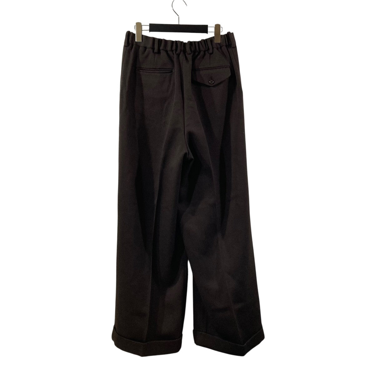MARKAWARE(マーカウェア) PLEATED WIDE TROUSERS ORGANIC WOOL TAXEED