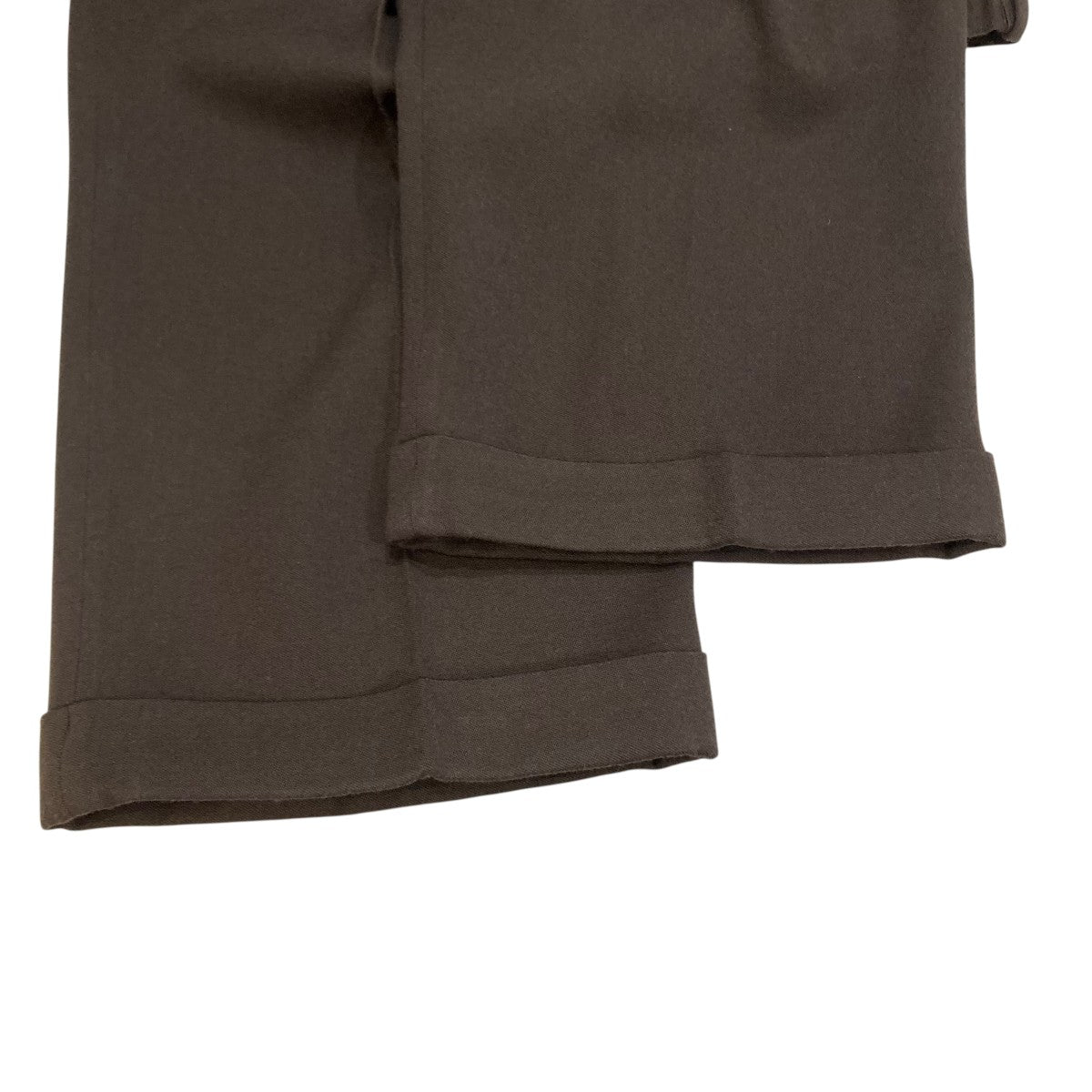 MARKAWARE(マーカウェア) PLEATED WIDE TROUSERS ORGANIC WOOL TAXEED