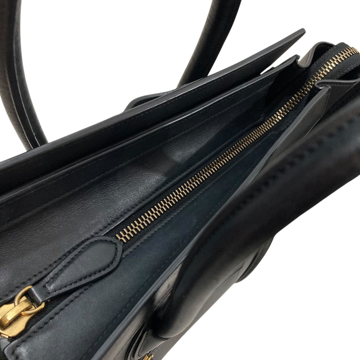 CELINE(セリーヌ) ラゲージ マイクロ ハンドバッグ □ ブラック