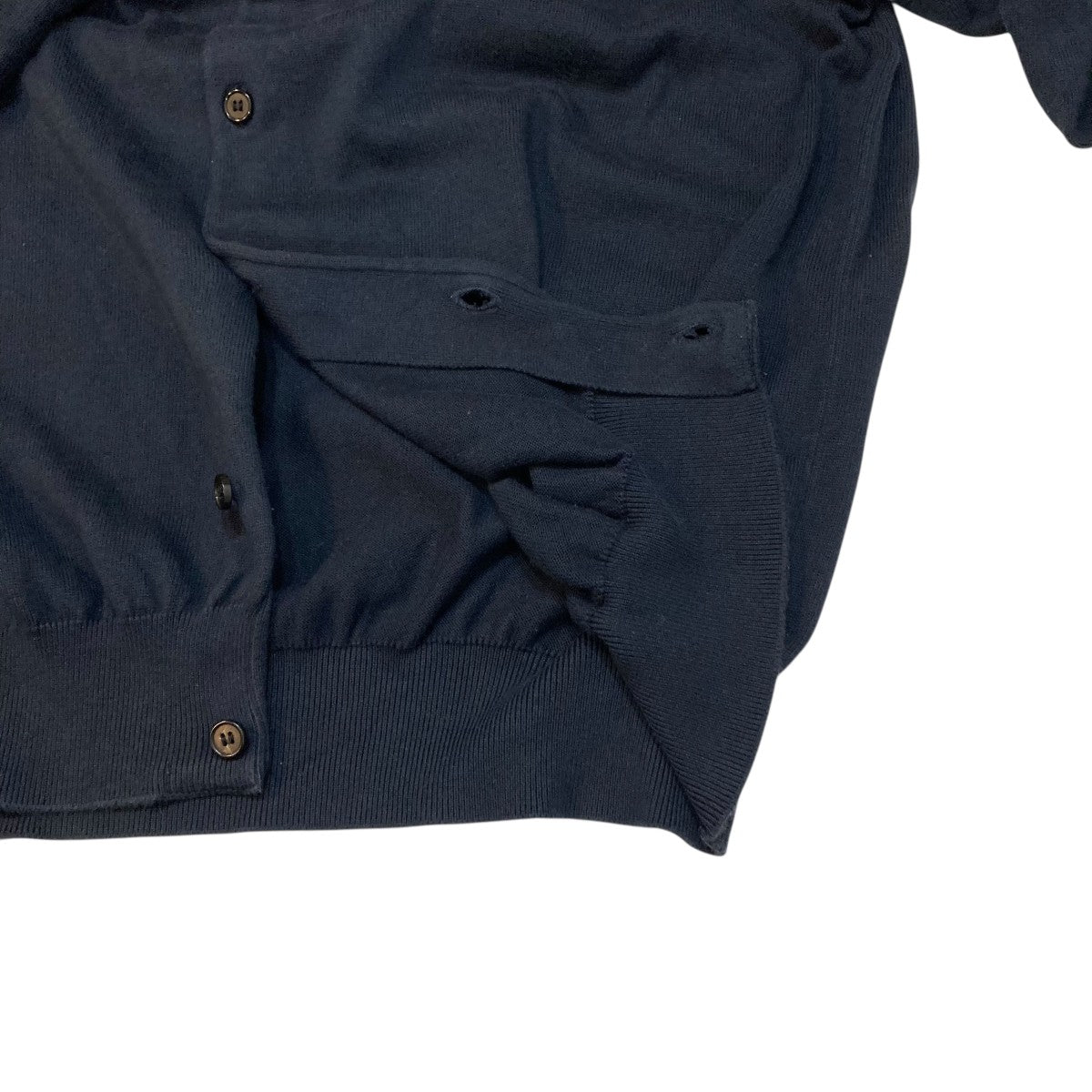 a.presse knit polo cardigan アプレッセ　ニットポロ アプレッセ A．PRESSE Cotton Knit Polo Collar Cardigan ニット