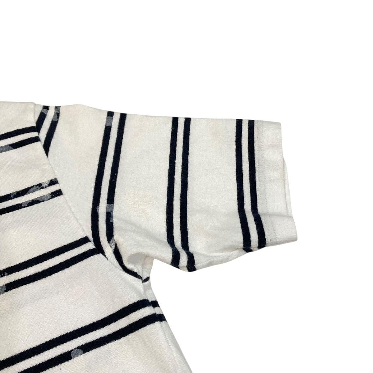 sacai(サカイ) 18SSペンキ加工 ボーダーTシャツボーダーTシャツ